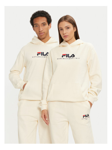 Fila Суитшърт Unisex Brunssum FAU0145 Екрю Regular Fit