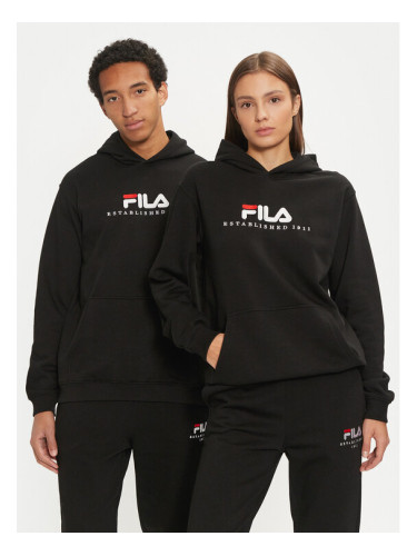 Fila Суитшърт Unisex Brunssum FAU0145 Черен Regular Fit