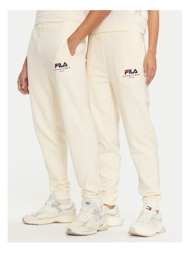 Fila Долнище анцуг Unisex Bovrup FAU0146 Екрю Regular Fit