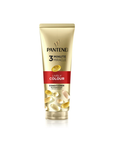 Pantene 3 Minute Miracle Lively Colour балсам за увредена и боядисана коса 220 мл.