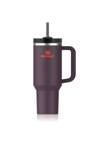 Stanley Quencher H2.O FlowState™ Tumbler неръждаема термочаша със сламка голям Plum 1180 мл.
