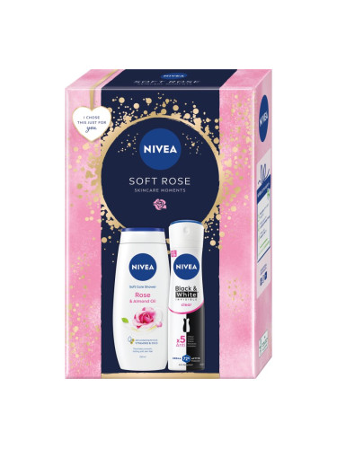 NIVEA Soft Rose подаръчен комплект (за тяло)