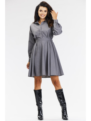 Awama Woman's Dress A668 Grey