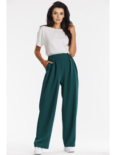 Awama Woman's Trousers A674 Bottle Green