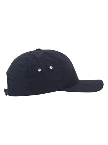 Low-profile water-repellent navy beanie