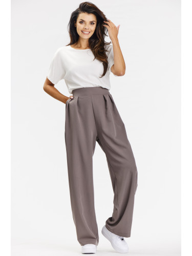 Awama Woman's Trousers A674 Brown