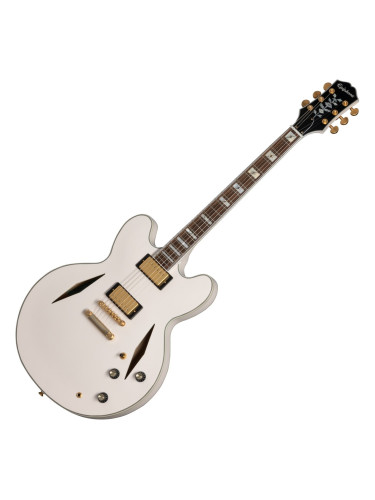 Epiphone Emily Wolfe Sheraton White Wolfe Aged Bone White Джаз китара