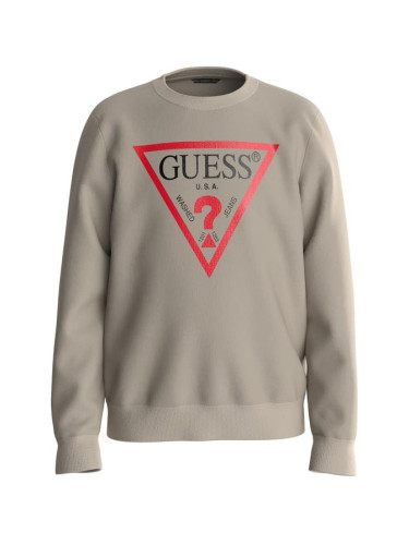 Детска блуза в бежов цвят с лого Guess