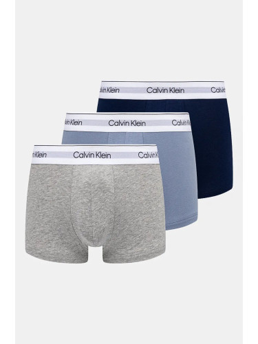 Боксерки Calvin Klein Underwear (3 броя) в синьо 000NB3967A