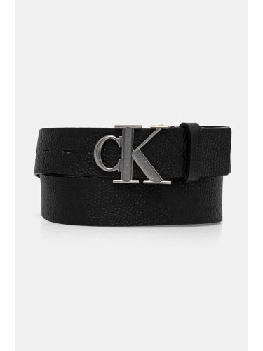 Кожен колан Calvin Klein Jeans мъжки в черно K50K512088