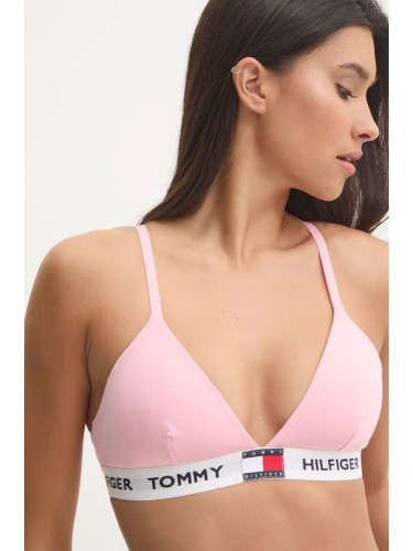 Сутиен Tommy Hilfiger в розово с изчистен дизайн UW0UW05607