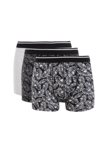 DEFACTO Regular Fit Patterned 3-Piece Boxer