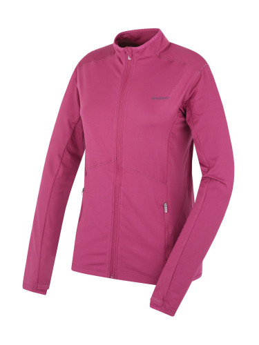 Women's sweatshirt HUSKY Tarp zip L dk. magenta