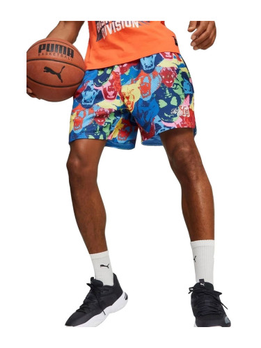 PUMA Franchise All Over Printed Basketball Shorts Multicolor