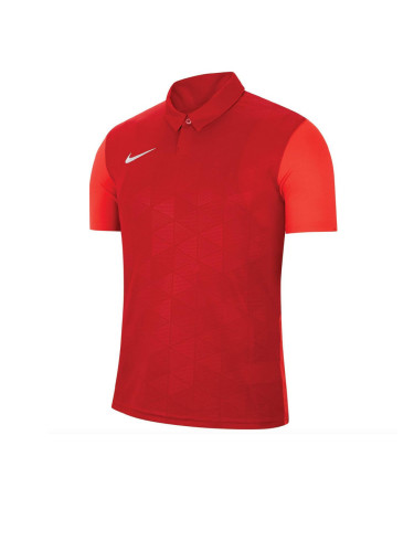 NIKE Trophy IV Short Sleeve Polo Red