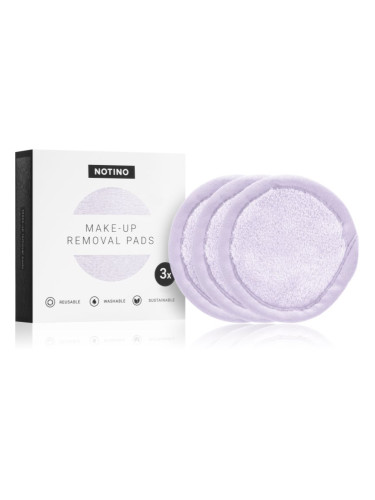 Notino Spa Collection Make-up removal pads тампони за почистване на грим цвят Lilac 3 бр.