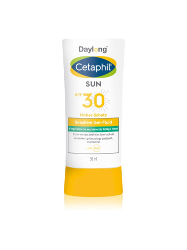 Daylong Cetaphil SUN Sensitive Gel-Fluid лек защитен флуид за чувствителна кожа на лицето SPF 30 30 мл.