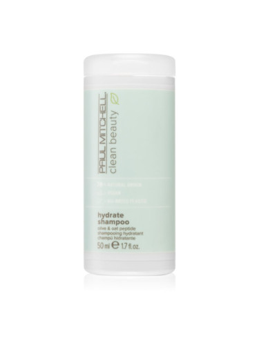 Paul Mitchell Clean Beauty Hydrate хидратиращ шампоан за суха коса 50 мл.