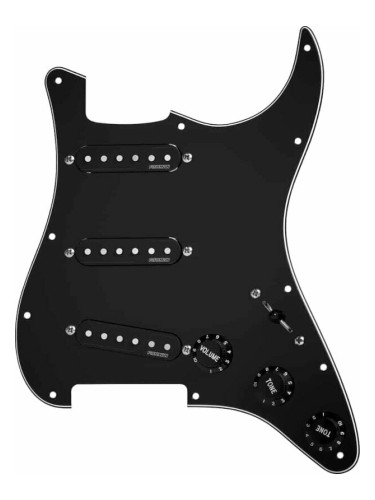 Fishman Fluence Single Width Loaded Pickguard Strat Black Адаптер за китара