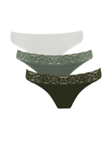 DEFACTO Fall In Love 3-Pack Brazilian Slip Panties