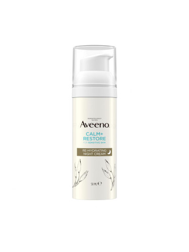 Aveeno Calm + Restore Re-Hydrating Night Cream Нощен крем за лице 50 ml