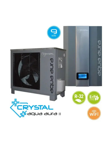 Инверторна термопомпа въздух-вода Crystal Aqua Aura II 12S, 12 kW