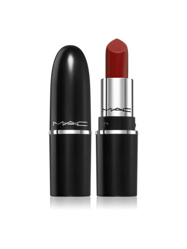 MAC Cosmetics MACximal Sleek Satin Lipstick Mini сатенено червило за перфектен външен вид цвят DUBONNET 1,8 гр.