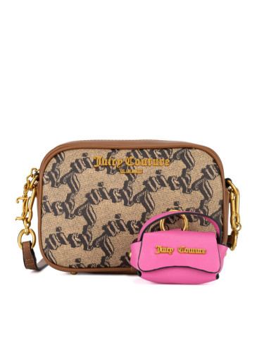 Juicy Couture Дамска чанта BIJXT8657WVP Кафяв