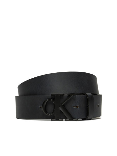 Мъжки колан Calvin Klein Jeans Round Mono Plaque Lthr Belt 35Mm K50K512068 Черен