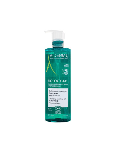 A-Derma Biology AC Cleansing Foaming Gel Почистващ гел за жени 400 ml