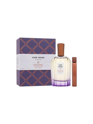 Molinard La Collection Privée Cher Wood Подаръчен комплект EDP 90 ml + дезодорант ролон 7,5 ml