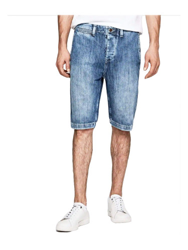 PEPE JEANS Trade Pinstripe Shorts Denim