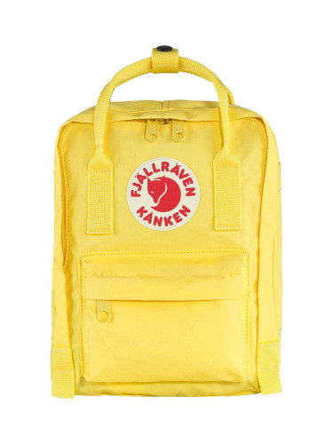 Раница Fjallraven Kanken Mini в бежово малък размер с изчистен дизайн F23561.126