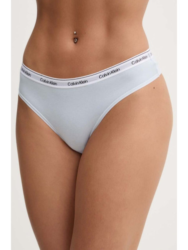 Бикини тип бразилиана Calvin Klein Underwear в синьо 000QD5246E