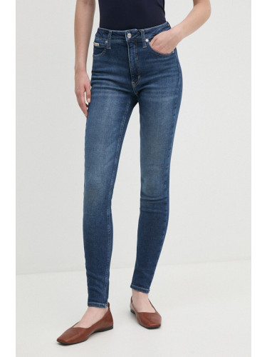 Дънки Calvin Klein Jeans в тъмносиньо J20J224915