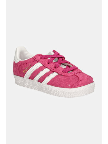 Детски маратонки adidas Originals GAZELLE CF EL в лилаво IH0359