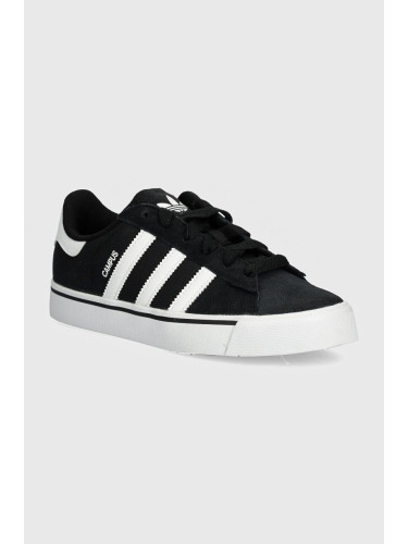 Детски кожени маратонки adidas Originals CAMPUS VULC в черно IH8038