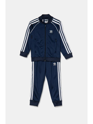 Детски анцуг adidas Originals SST TRACKSUIT в тъмносиньо IY4796