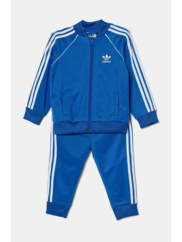 Детски анцуг adidas Originals SST TRACKSUIT в синьо IY4026