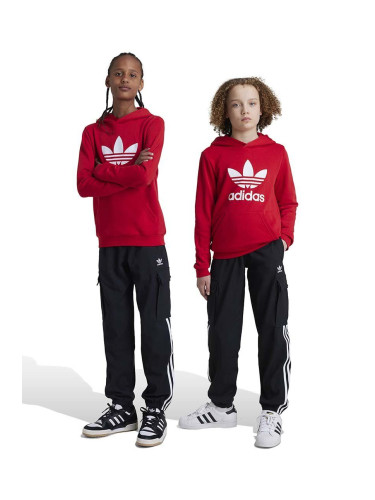 Детски спортен панталон adidas Originals CARGO в черно с изчистен дизайн IY7506