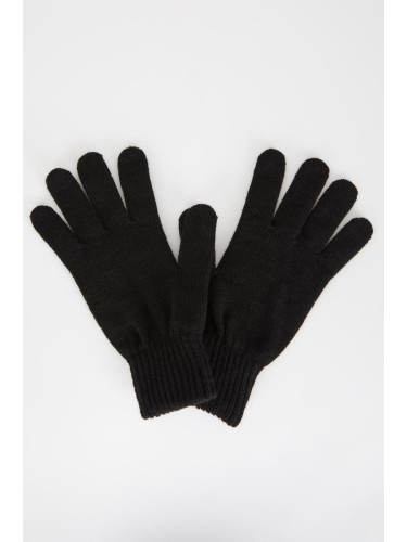 DEFACTO Men's Knitwear Basic Gloves