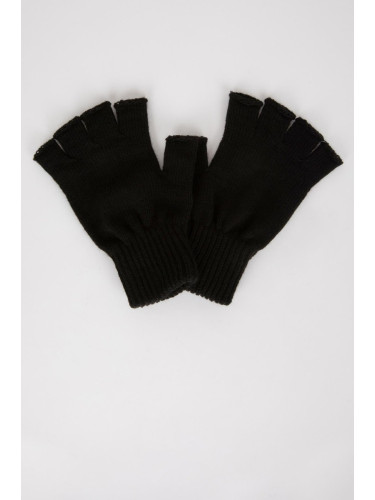 DEFACTO Men's Cut-Fingered Knitwear Gloves