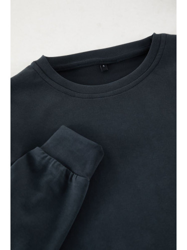 Trendyol Anthracite More Sustainable Regular/Normal Cut Soft Texture Modal Sweatshirt