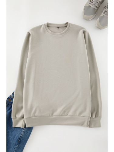 Trendyol Green More Sustainable Regular/Normal Cut Soft Texture Modal Sweatshirt