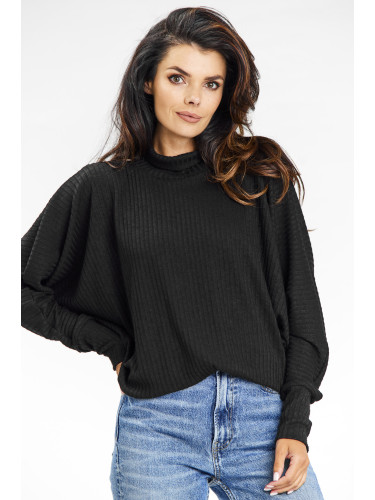 Awama Woman's Sweater A672 Black