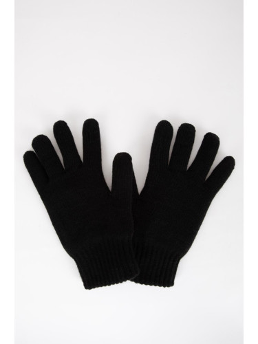 DEFACTO Men's Knitted Basic Gloves