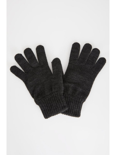 DEFACTO Men's Knitwear Basic Gloves