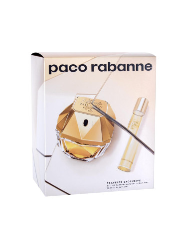 Paco Rabanne Lady Million Подаръчен комплект EDP 80 ml + EDP 20 ml увредена кутия