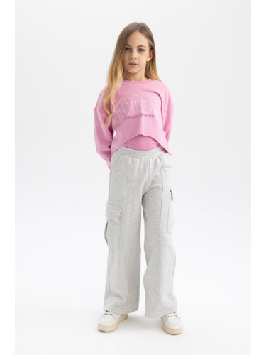 DEFACTO Girl's Cargo Fit Sweatpants B2549a823wn