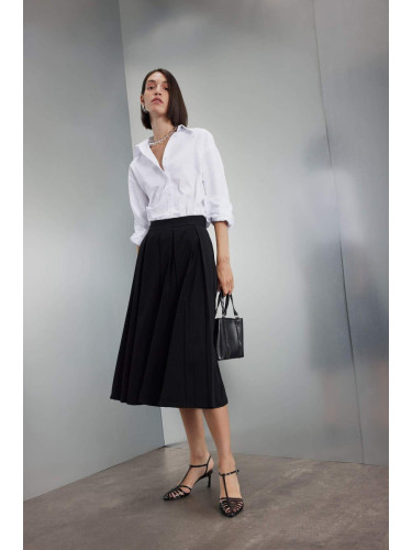 DEFACTO DFC - Pleated High Waist Maxi Skirt